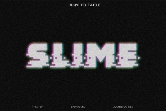 Bring Retro Chaos to Life with Slime Pixel Glitch Text Effect