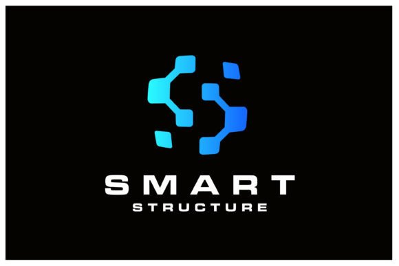 Letter S Digital Pixel Data Network: A Timeless Logo Template