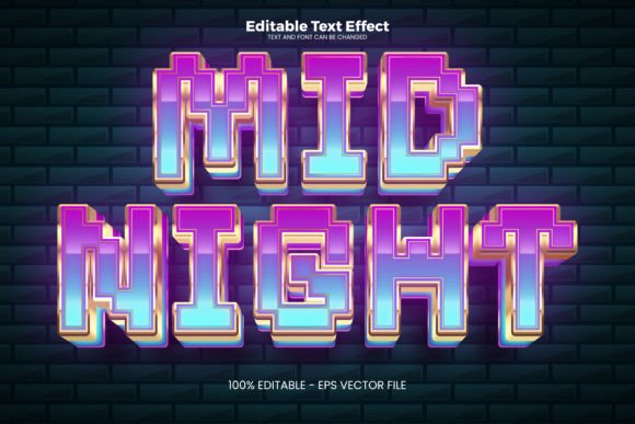 Midnight Pixel Neon: A Bold Glow for Modern Design