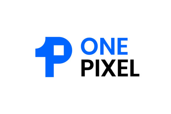 One Pixel Negative Space Logo: A Modern Typeface for Bold Branding