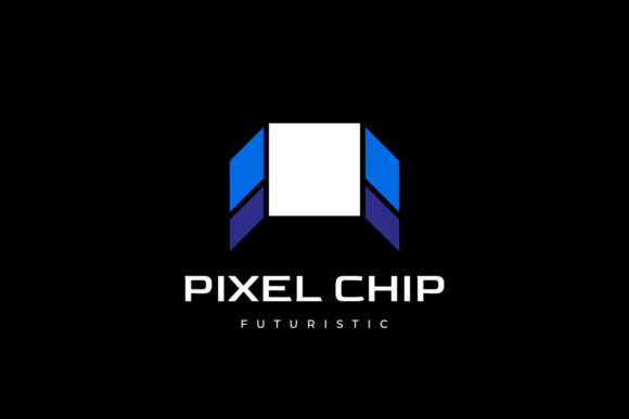Pixel Chip Logo: A Modern Font for Sharp Branding