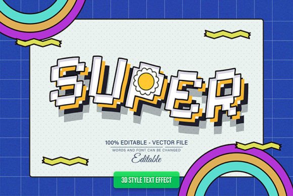 Pixel Nostalgia: Unlocking the Super Retro Text Effect