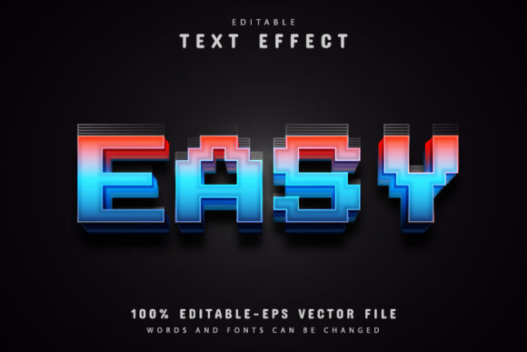 Pixel Perfect: Crafting Bold Visuals with Editable Text Effects