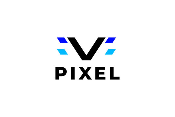 Pixel V Logo: A Modern Font for Bold Branding