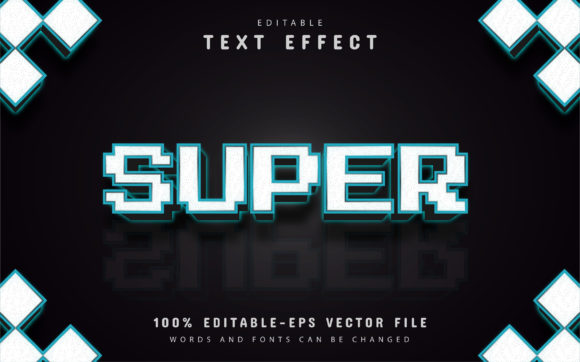 Super Pixel Text Effect: Retro Style, Modern Versatility